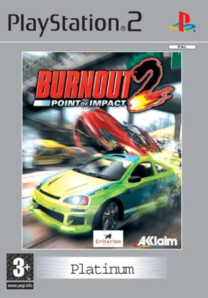 PS2 Burnout 2 Point of Impact Platinum