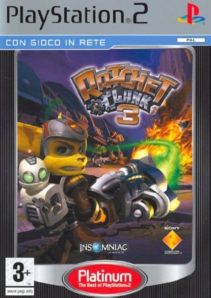 PS2 Rachet and Clank 3 - Platinum