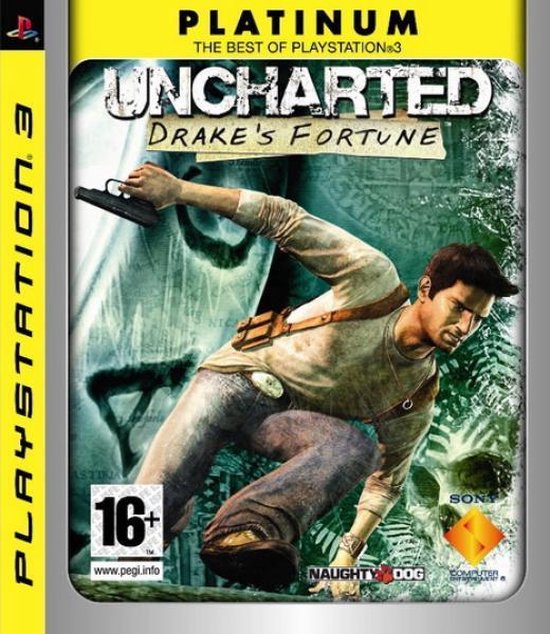 PS3 Uncharted Drake's Fortune - Platinum