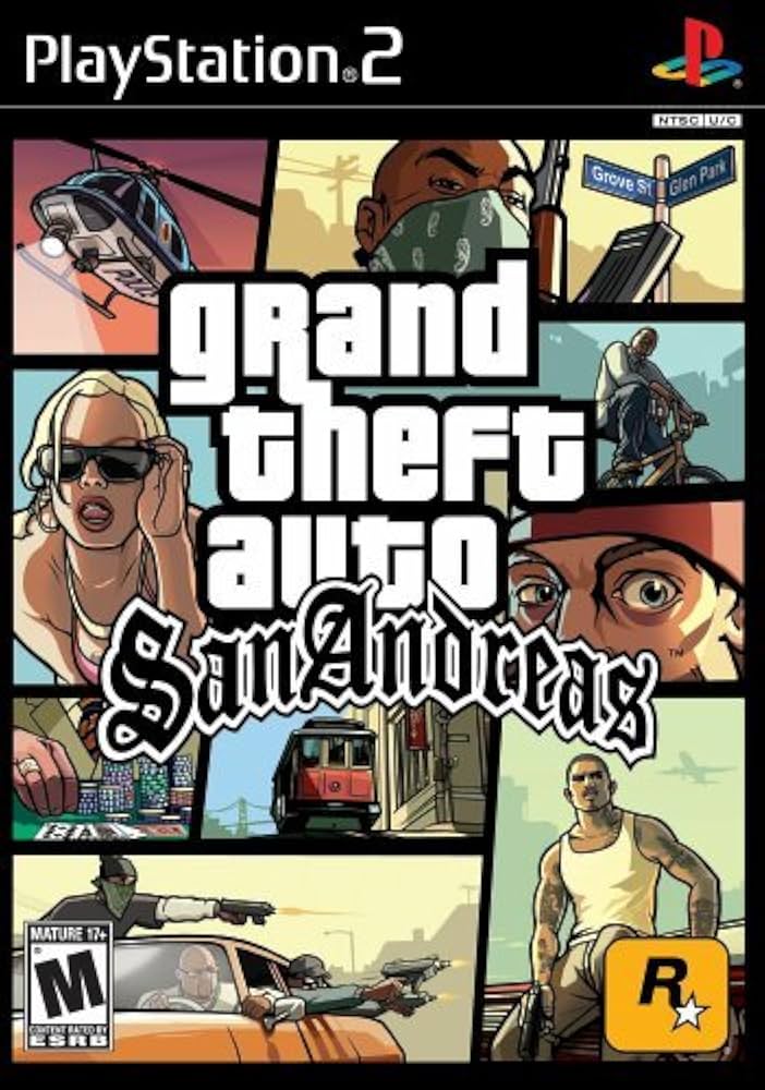PS2 Grand Theft Auto San Andreas