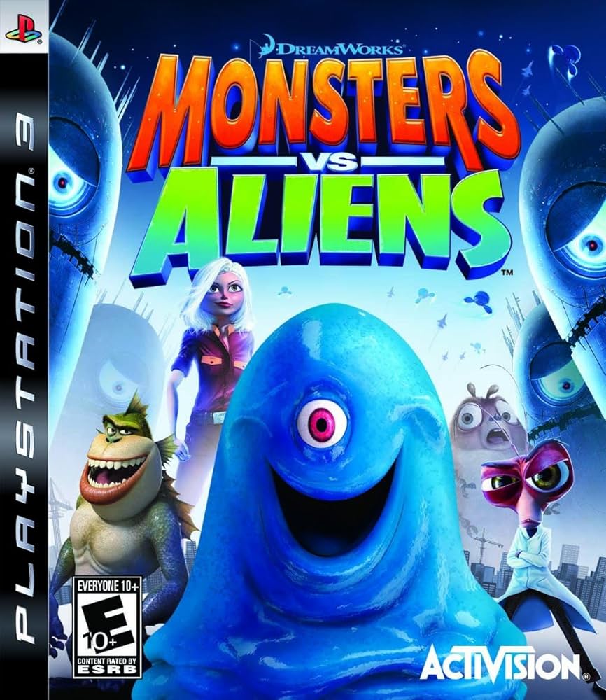 PS3 Monsters VS Aliens
