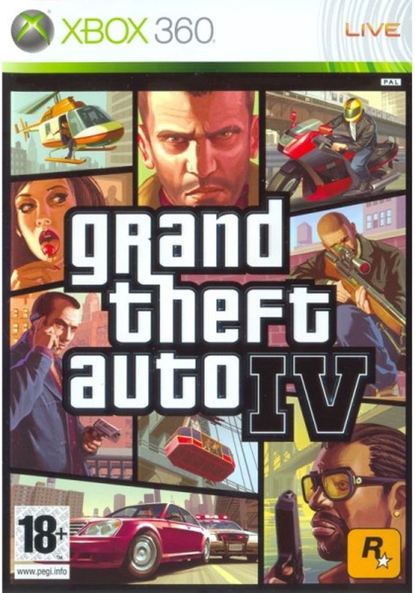 XBOX 360 Grand Theft Auto IV