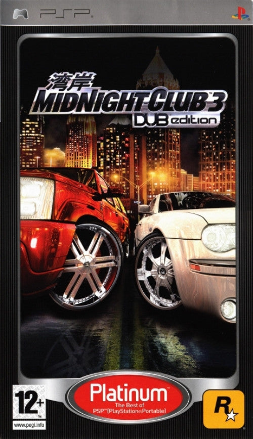 PSP Midnight Club 3 DUB Edition - Platinum
